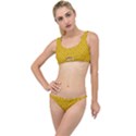 Yellow Floral Pattern Vintage Pattern, Yellow Background, The Little Details Bikini Set View1