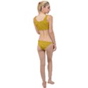 Yellow Floral Pattern Vintage Pattern, Yellow Background, The Little Details Bikini Set View2