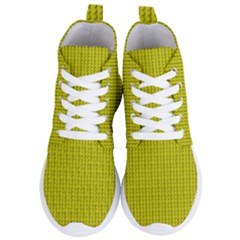 Yellow Lego Texture Macro, Yellow Dots Background Women s Lightweight High Top Sneakers by nateshop