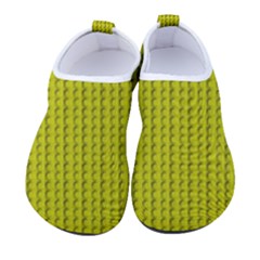 Yellow Lego Texture Macro, Yellow Dots Background Kids  Sock-style Water Shoes by nateshop