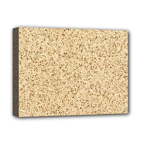 Yellow Sand Texture Deluxe Canvas 16  X 12  (stretched)  by nateshop