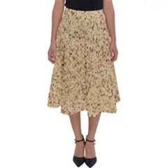 Yellow Sand Texture Perfect Length Midi Skirt by nateshop