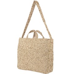 Yellow Sand Texture Square Shoulder Tote Bag by nateshop