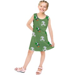 Yoshi Print, Super, Huevo, Game, Green, Egg, Mario Kids  Tunic Dress by nateshop