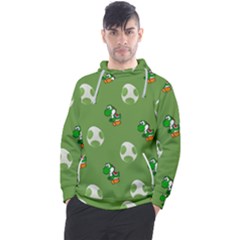 Yoshi Print, Super, Huevo, Game, Green, Egg, Mario Men s Pullover Hoodie by nateshop