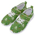 Yoshi Print, Super, Huevo, Game, Green, Egg, Mario Women s Velcro Strap Shoes View2