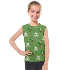 Yoshi Print, Super, Huevo, Game, Green, Egg, Mario Kids  Mesh Tank Top by nateshop