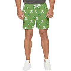 Yoshi Print, Super, Huevo, Game, Green, Egg, Mario Men s Runner Shorts