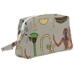 Egyptian Man Artifact Royal Wristlet Pouch Bag (large) by Proyonanggan