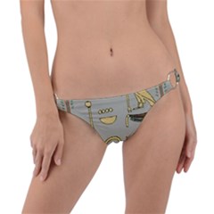 Egyptian Man Artifact Royal Ring Detail Bikini Bottoms by Proyonanggan