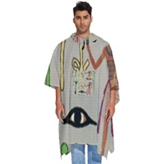 Egyptian Man Artifact Royal Men s Hooded Rain Ponchos by Proyonanggan