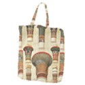 Egyptian Architecture Column Giant Grocery Tote View1