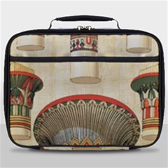 Egyptian Architecture Column Full Print Lunch Bag by Proyonanggan