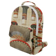 Egyptian Architecture Column Flap Pocket Backpack (small) by Proyonanggan