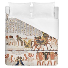 Ancient Egyptian Art Egypt Duvet Cover (queen Size) by Proyonanggan