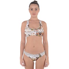 Ancient Egyptian Art Egypt Cross Back Hipster Bikini Set by Proyonanggan