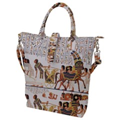 Ancient Egyptian Art Egypt Buckle Top Tote Bag by Proyonanggan