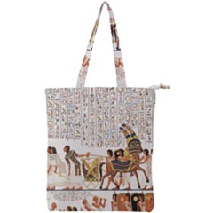 Ancient Egyptian Art Egypt Double Zip Up Tote Bag by Proyonanggan