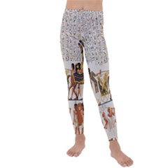 Ancient Egyptian Art Egypt Kids  Lightweight Velour Leggings by Proyonanggan