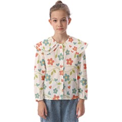 Abstract-1 Kids  Peter Pan Collar Blouse by nateshop