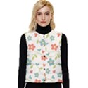 Abstract-1 Women s Button Up Puffer Vest View1