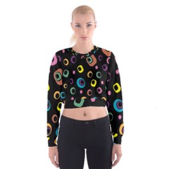 Abstract-2 Cropped Sweatshirt