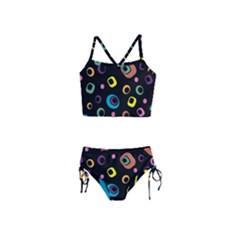 Abstract-2 Girls  Tankini Swimsuit by nateshop