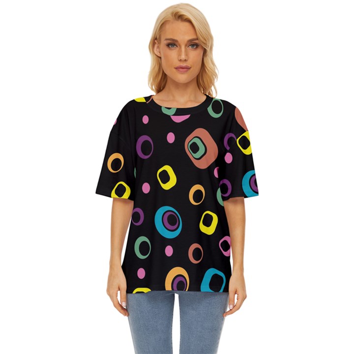 Abstract-2 Oversized Basic T-Shirt