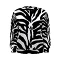 Zebra-black White Women s Sweatshirt View1