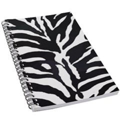 Zebra-black White 5 5  X 8 5  Notebook by nateshop