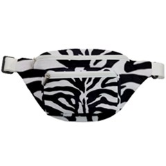 Zebra-black White Fanny Pack by nateshop