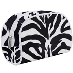 Zebra-black White Make Up Case (large)