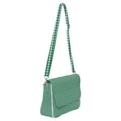 Green -1 Shoulder Bag With Back Zipper by nateshop