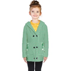 Green -1 Kids  Double Breasted Button Coat by nateshop