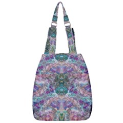 Spring Arabesque Center Zip Backpack by kaleidomarblingart