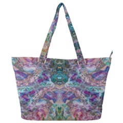 Spring Arabesque Full Print Shoulder Bag by kaleidomarblingart