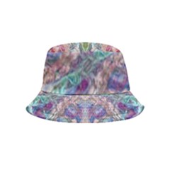 Spring Arabesque Inside Out Bucket Hat (kids) by kaleidomarblingart