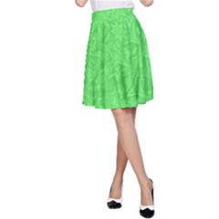 Green-2 A-line Skirt by nateshop