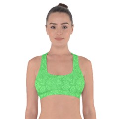 Green-2 Cross Back Sports Bra