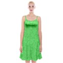 Green-2 Spaghetti Strap Velvet Dress View1