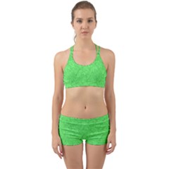 Green-2 Back Web Gym Set