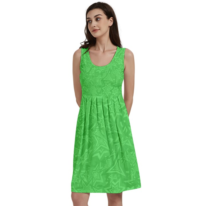 Green-2 Classic Skater Dress