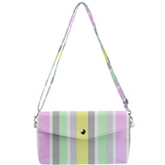 Stripes-2 Removable Strap Clutch Bag by nateshop