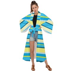 Stripes-3 Maxi Kimono by nateshop