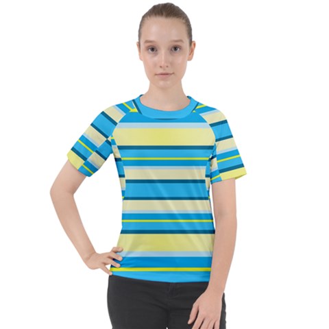 Stripes-3 Women s Sport Raglan T-shirt by nateshop