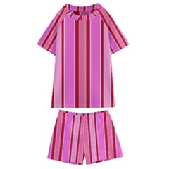 Stripes-4 Kids  Swim T-shirt And Shorts Set by nateshop