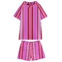 Stripes-4 Kids  Swim T-Shirt and Shorts Set View1