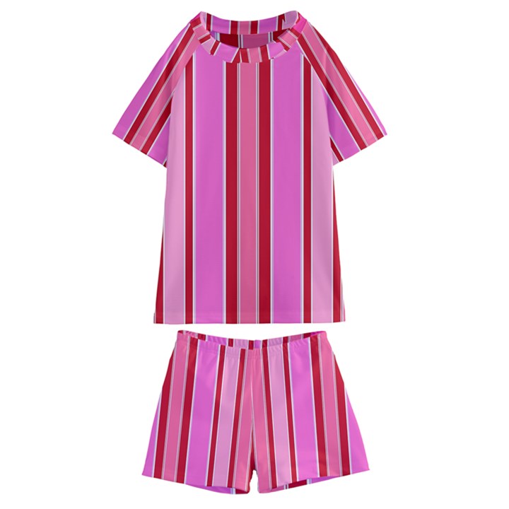 Stripes-4 Kids  Swim T-Shirt and Shorts Set