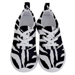 Zebra-black White Running Shoes by nateshop