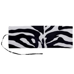 Zebra-black White Roll Up Canvas Pencil Holder (m) by nateshop